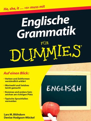 cover image of Englische Grammatik für Dummies